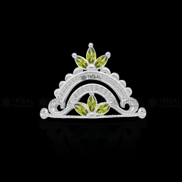 TRIBAL ORNAMENTS 925 sterling silver Unique design cz stone jadau handmade lord Krishna baby Mukut amazing Laddu Gopala crawling krishna crown Mukut SM17 Rings TRIBAL ORNAMENTS 925 sterling silver Unique design cz stone jadau handmade lord Krishna baby Mukut amazing Laddu Gopala crawling krishna crown Mukut SM17 Rings