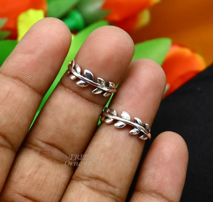 TRIBAL ORNAMENTS 925 sterling silver uniquely handcrafted unique style antique look toe rings best brides wedding jewelry ethnic tribal jewelry ytr19 Rings
