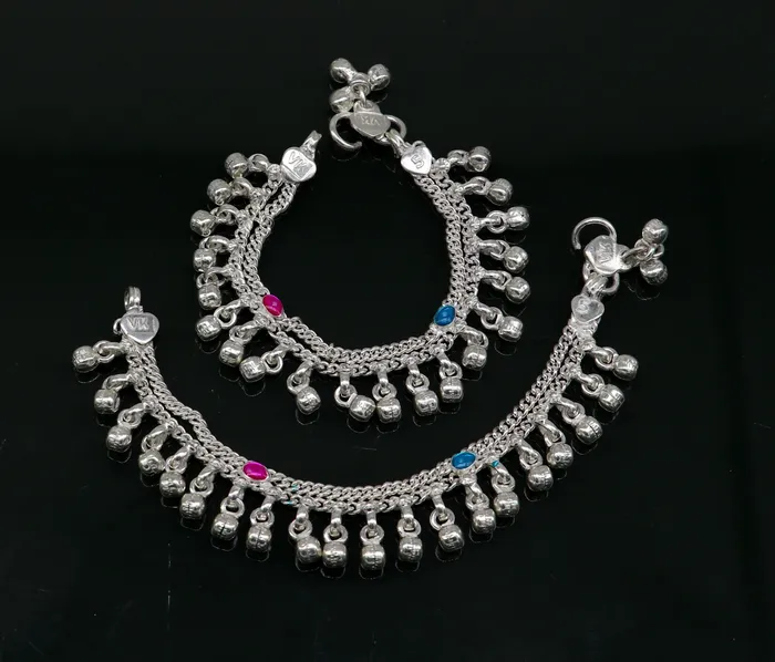 TRIBAL ORNAMENTS Bracelets 5 inches long customized anklets for new born baby anklets best unisex kids foot bracelet charm anklets bracelet with noisy bells ank287 TRIBAL ORNAMENTS Bracelets 5 inches long customized anklets for new born baby anklets best unisex kids foot bracelet charm anklets bracelet with noisy bells ank287