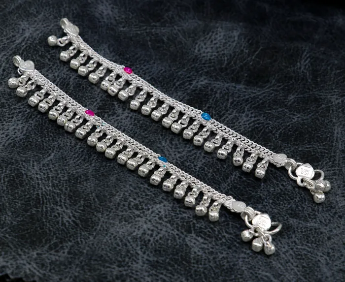 TRIBAL ORNAMENTS Bracelets 5 inches long customized anklets for new born baby anklets best unisex kids foot bracelet charm anklets bracelet with noisy bells ank287 TRIBAL ORNAMENTS Bracelets 5 inches long customized anklets for new born baby anklets best unisex kids foot bracelet charm anklets bracelet with noisy bells ank287