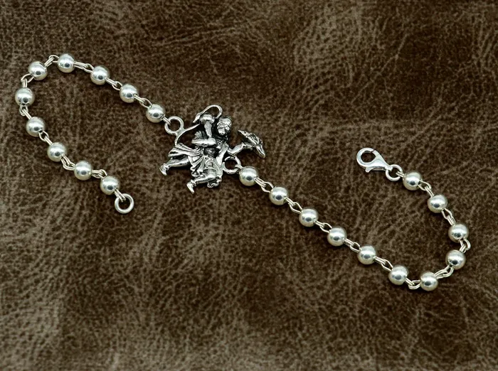 TRIBAL ORNAMENTS Bracelets 925 Sterling silver customized beaded Hanuman Rakhi or bracelet best gift for your brothers for special personalized gifing rk018 TRIBAL ORNAMENTS Bracelets 925 Sterling silver customized beaded Hanuman Rakhi or bracelet best gift for your brothers for special personalized gifing rk018