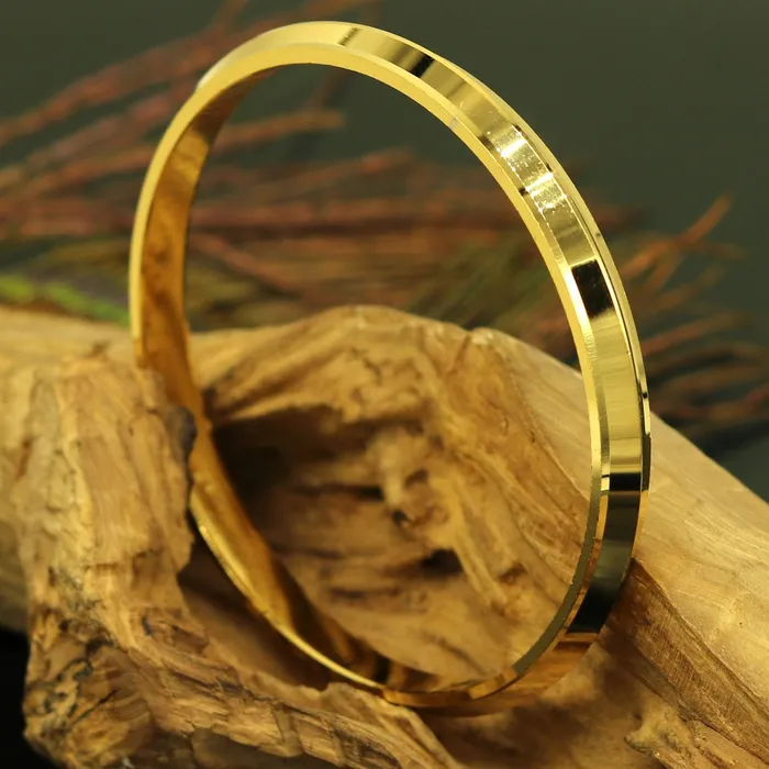 TRIBAL ORNAMENTS Bracelets Punjabi Sikh solid silver handmade gold polished bangle bracelet kada amazing customized design personalized gift tribal jewelry nssk235