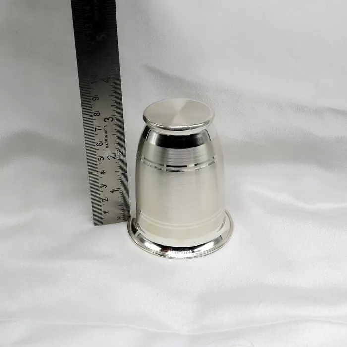 TRIBAL ORNAMENTS Necklaces 999 pure fine silver handmade water milk cup tumbler 150ML capacity silver tumbler silver baby food flask silver utensils gift sv294