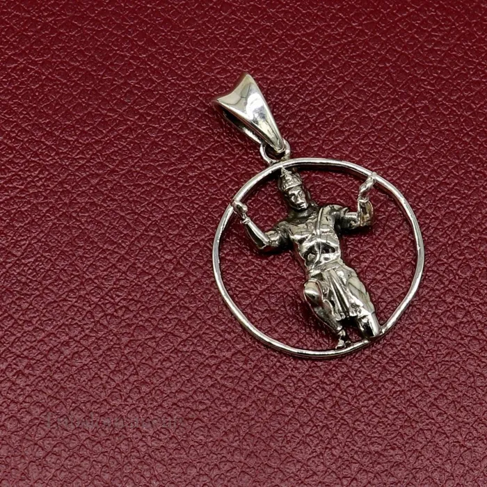 TRIBAL ORNAMENTS Necklaces Divine lord God hanuman pendant 925 sterling silver handmade god idol hanuman amazing craftsmanship pendant gifting jewelry ssp872