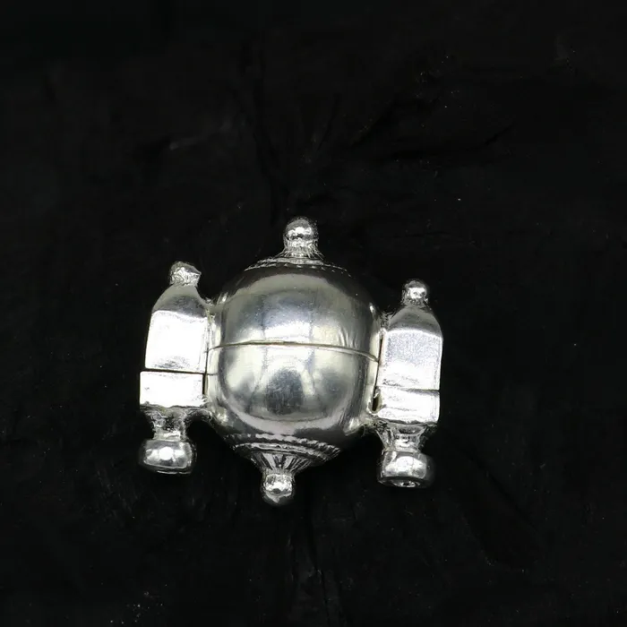 TRIBAL ORNAMENTS Necklaces Sterling silver customized designer lord Shiva lingam box unique rare stylish fancy box pendant casket box south india jewelry nsp419 TRIBAL ORNAMENTS Necklaces Sterling silver customized designer lord Shiva lingam box unique rare stylish fancy box pendant casket box south india jewelry nsp419