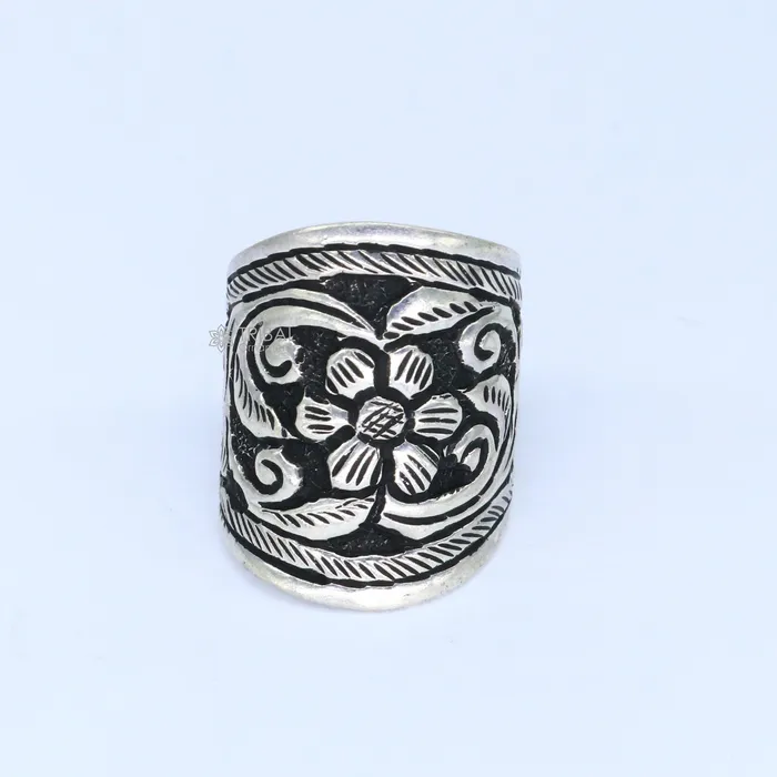 TRIBAL ORNAMENTS Rings 925 Sterling silver handmade gorgeous chitai work thumbFinger rings band tribal temple ring adjustable band for both girls and boy sr382 TRIBAL ORNAMENTS Rings 925 Sterling silver handmade gorgeous chitai work thumbFinger rings band tribal temple ring adjustable band for both girls and boy sr382