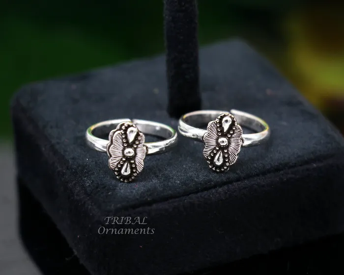 TRIBALORNAMENT Rings Amazing vintage design stylish 925 sterling silver brides gifting adjustable toe ring best wedding gift or daily use ethnic jewelry ytr56 TRIBALORNAMENT Rings Amazing vintage design stylish 925 sterling silver brides gifting adjustable toe ring best wedding gift or daily use ethnic jewelry ytr56