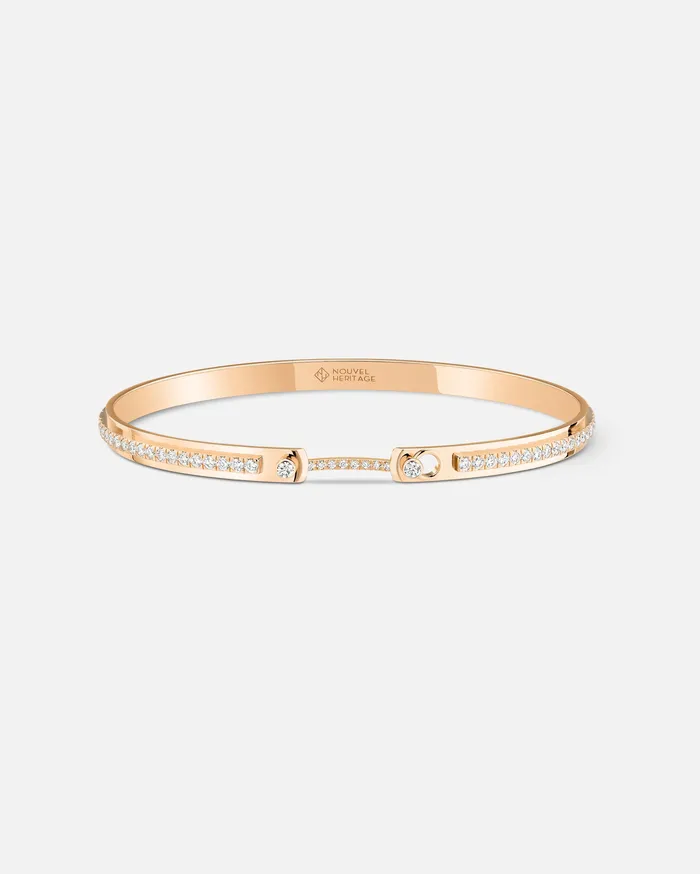 Tuxedo Mood Bangle in Rose Gold Mood Bracelets Tuxedo Mood Bangle in Rose Gold Mood Bracelets