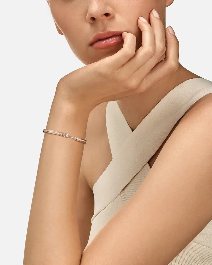 Tuxedo Mood Bangle in Rose Gold Mood Bracelets Tuxedo Mood Bangle in Rose Gold Mood Bracelets
