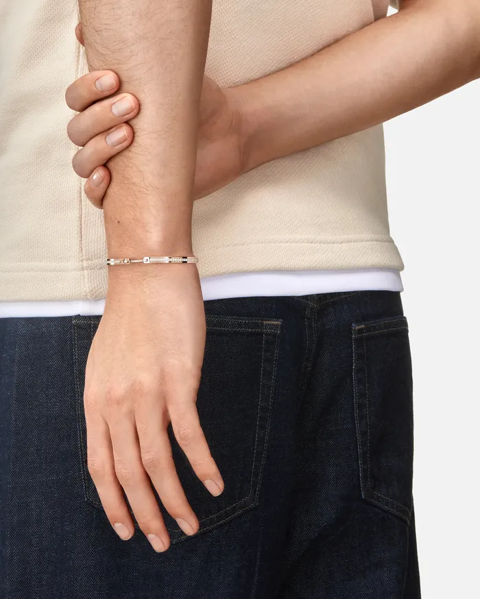 Tuxedo Mood Bangle in Rose Gold Mood Bracelets Tuxedo Mood Bangle in Rose Gold Mood Bracelets