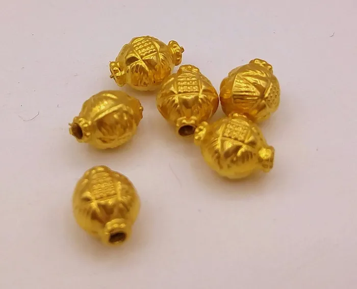 Vintage style design jewelry making handmade beads ball fabulous hand engraved ball traditional jewelry ideas TRIBAL ORNAMENTS Necklaces