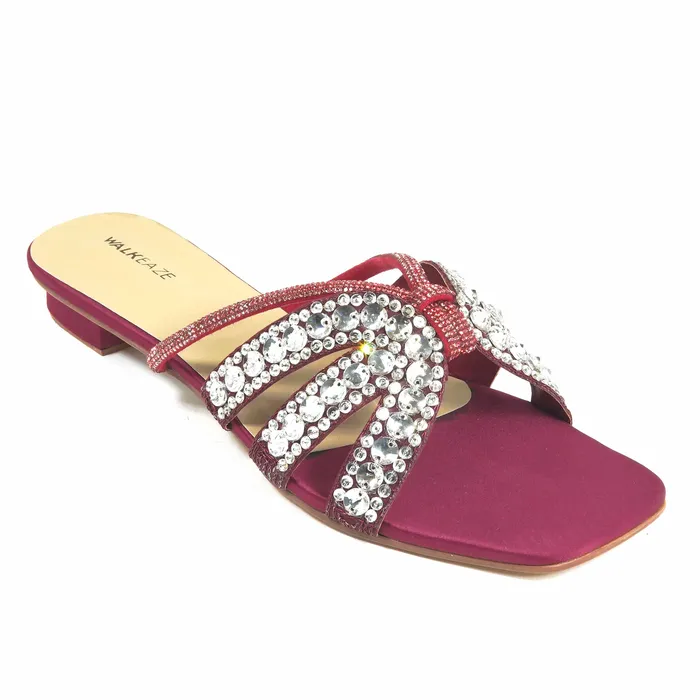Walkeaze Earrings Women Slippers 40146S