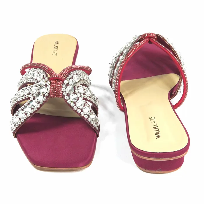 Walkeaze Earrings Women Slippers 40146S
