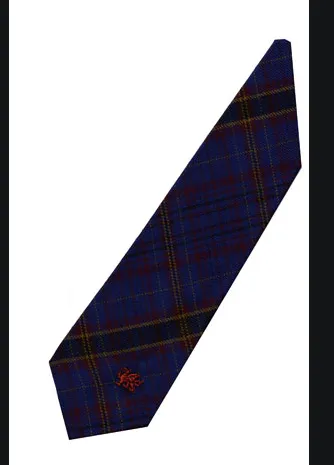 Welsh Tartan Tie Wales Tartan Centre Earrings