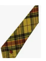 Welsh Tartan Tie Wales Tartan Centre Earrings