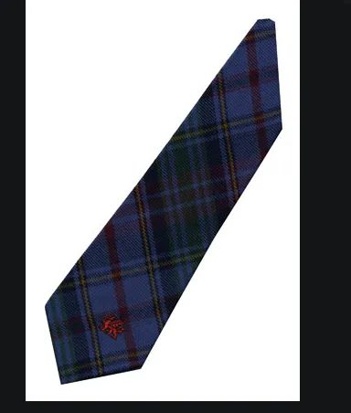 Welsh Tartan Tie Wales Tartan Centre Earrings