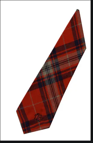 Welsh Tartan Tie Wales Tartan Centre Earrings