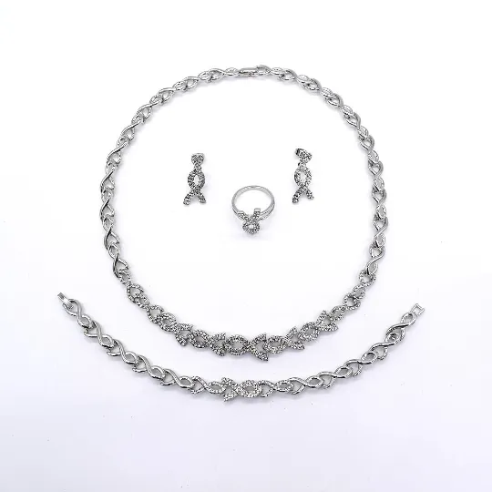 Xo Silver Necklace Set Jewelvers Necklaces