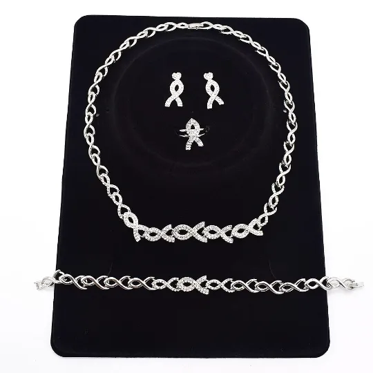 Xo Silver Necklace Set Jewelvers Necklaces